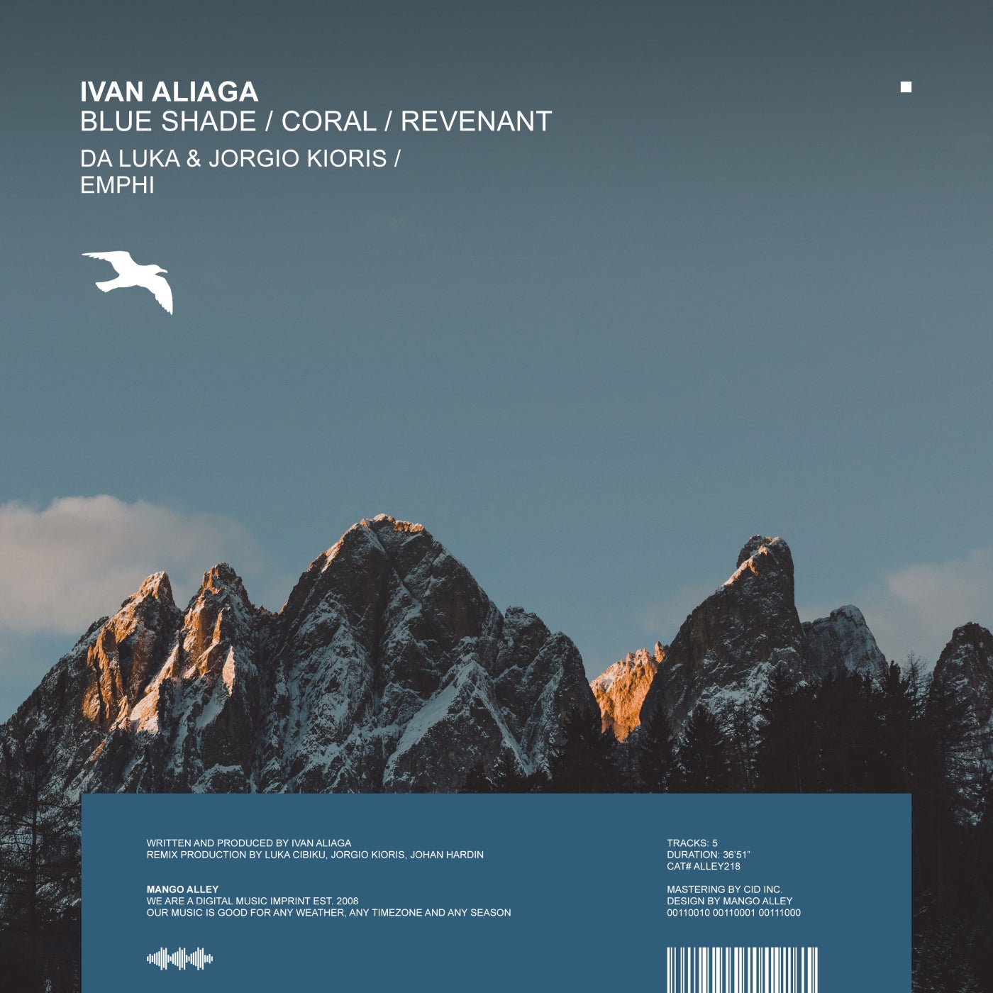 Ivan Aliaga, EMPHI – Blue Shade / Coral / Revenant [ALLEY218]