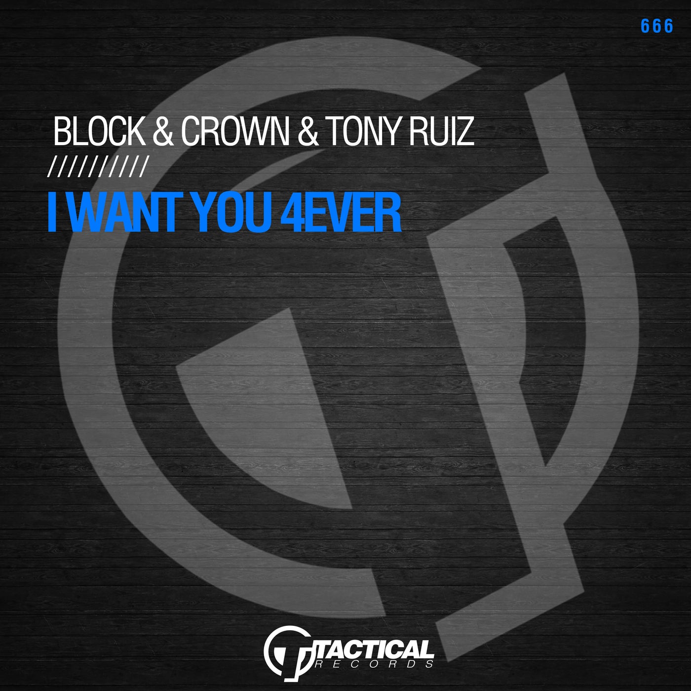 Block & Crown, Tony Ruiz – I Want You 4Ever [TR666]